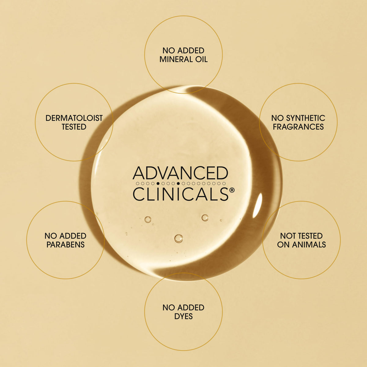 Advanced Clinicals Vitamin C Brightening Body Oil on a bathroom counter