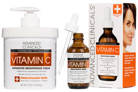 Advanced Clinicals Vitamin C Cream and Serum Set front view