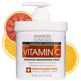 Advanced Clinicals Vitamin C Cream Body Lotion front view