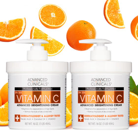 Advanced Clinicals Vitamin C Cream Body Lotion front view