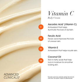 Advanced Clinicals Vitamin C Cream ingredients list
