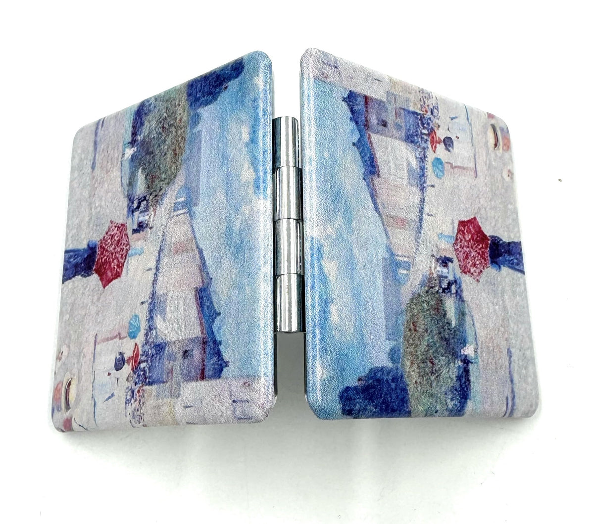 Aeisage Edward Monch Square Mirror in a handbag for travel