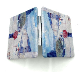 Aeisage Edward Monch Square Mirror in a handbag for travel
