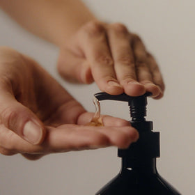 Aesop A Rose By Any Other Name Body Cleanser on a bathroom shelf