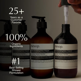 Aesop Eleos Nourishing Body Cleanser 500 mL side view
