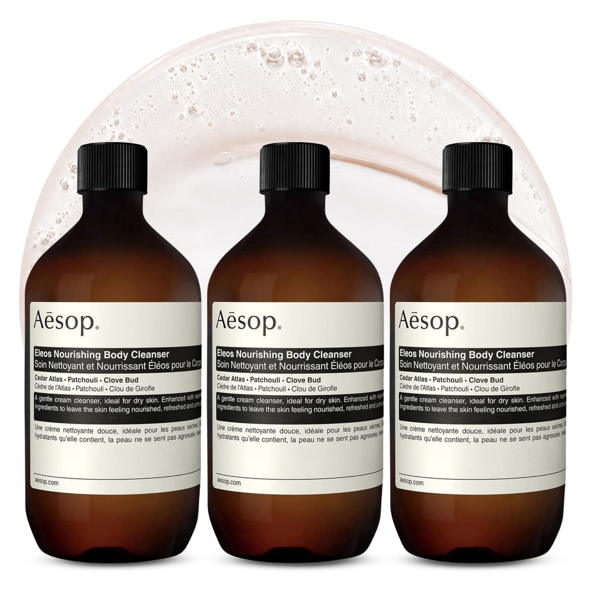 Aesop Eleos Nourishing Body Cleanser Refill 500 mL front view