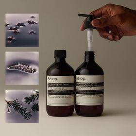 Aesop Eleos Nourishing Body Cleanser Refill bottle side view