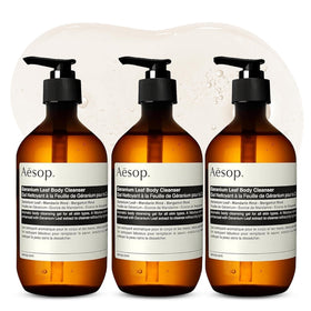 Aesop Geranium Leaf Body Cleanser 500 mL front view