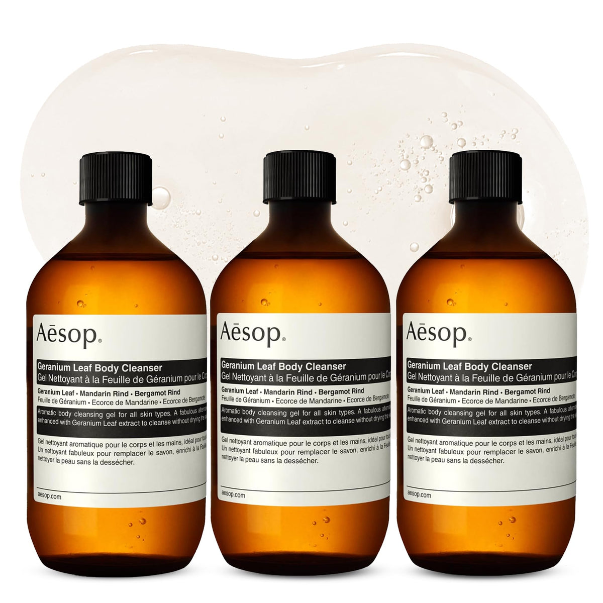 Aesop Geranium Leaf Body Cleanser Refill 500 mL front view
