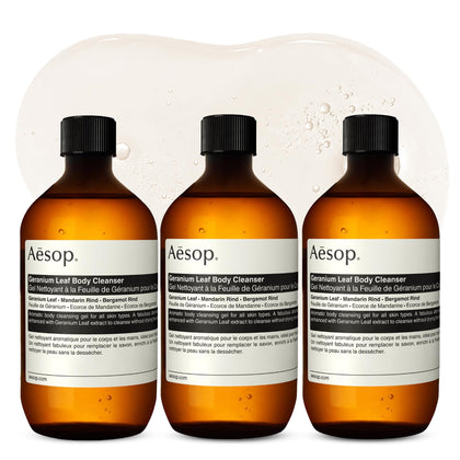 Aesop Geranium Leaf Body Cleanser Refill 500 mL front view