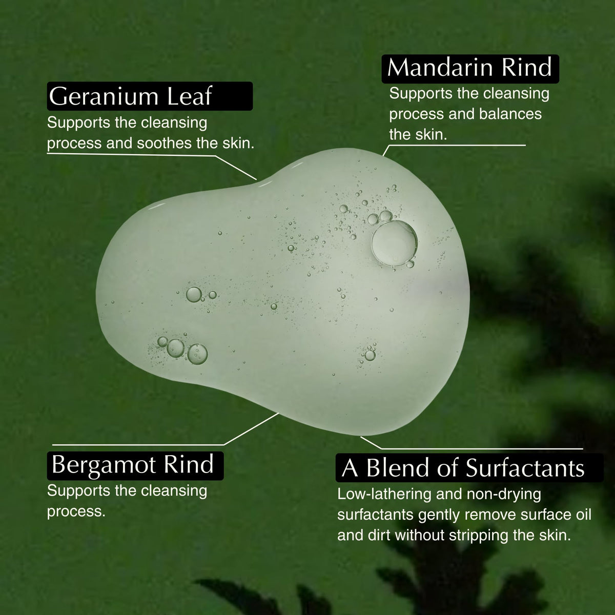 Aesop Geranium Leaf Body Cleanser with essential oils