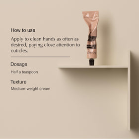Aesop hand balm tube with a citrus and woody aroma