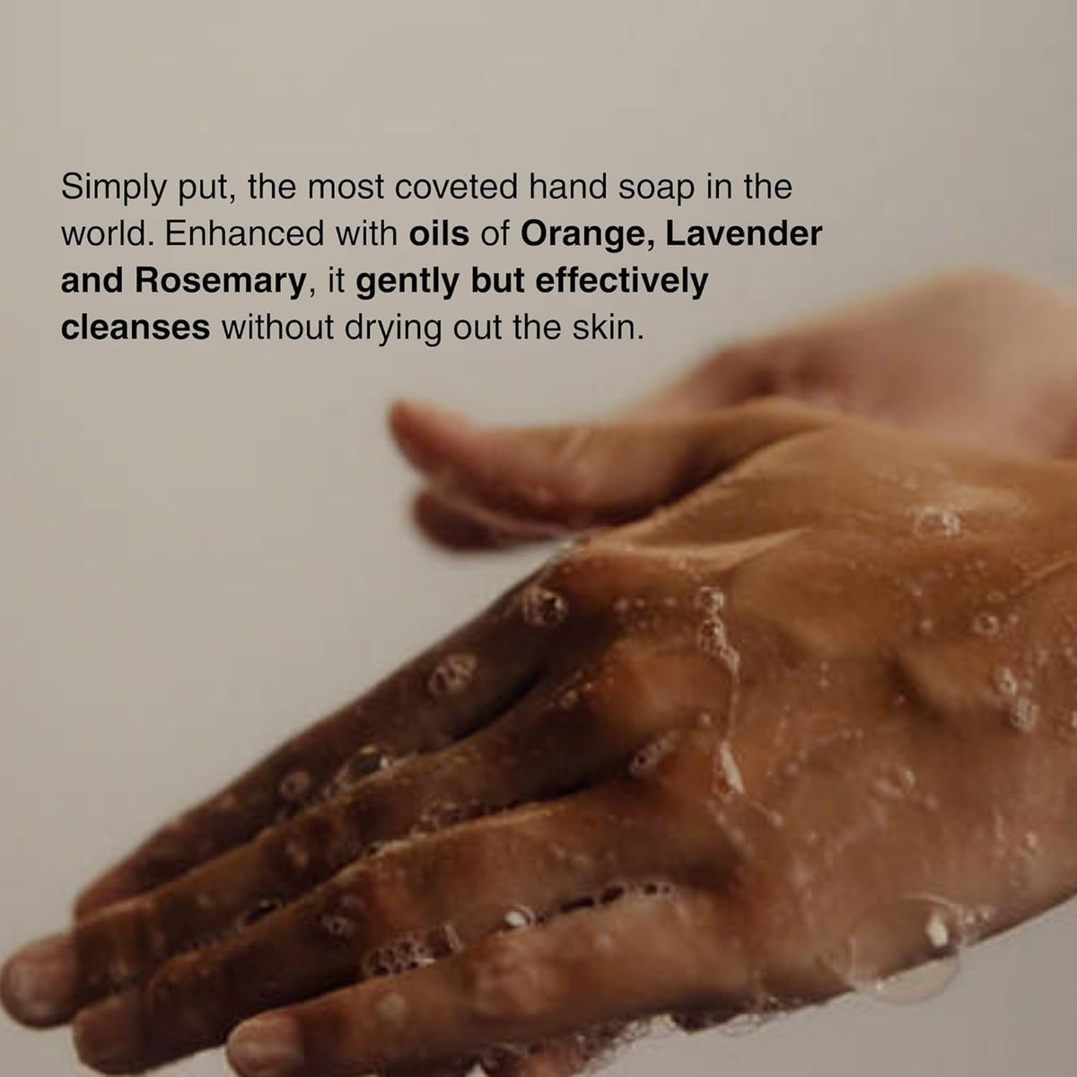 Aesop hand wash bottle with pump top