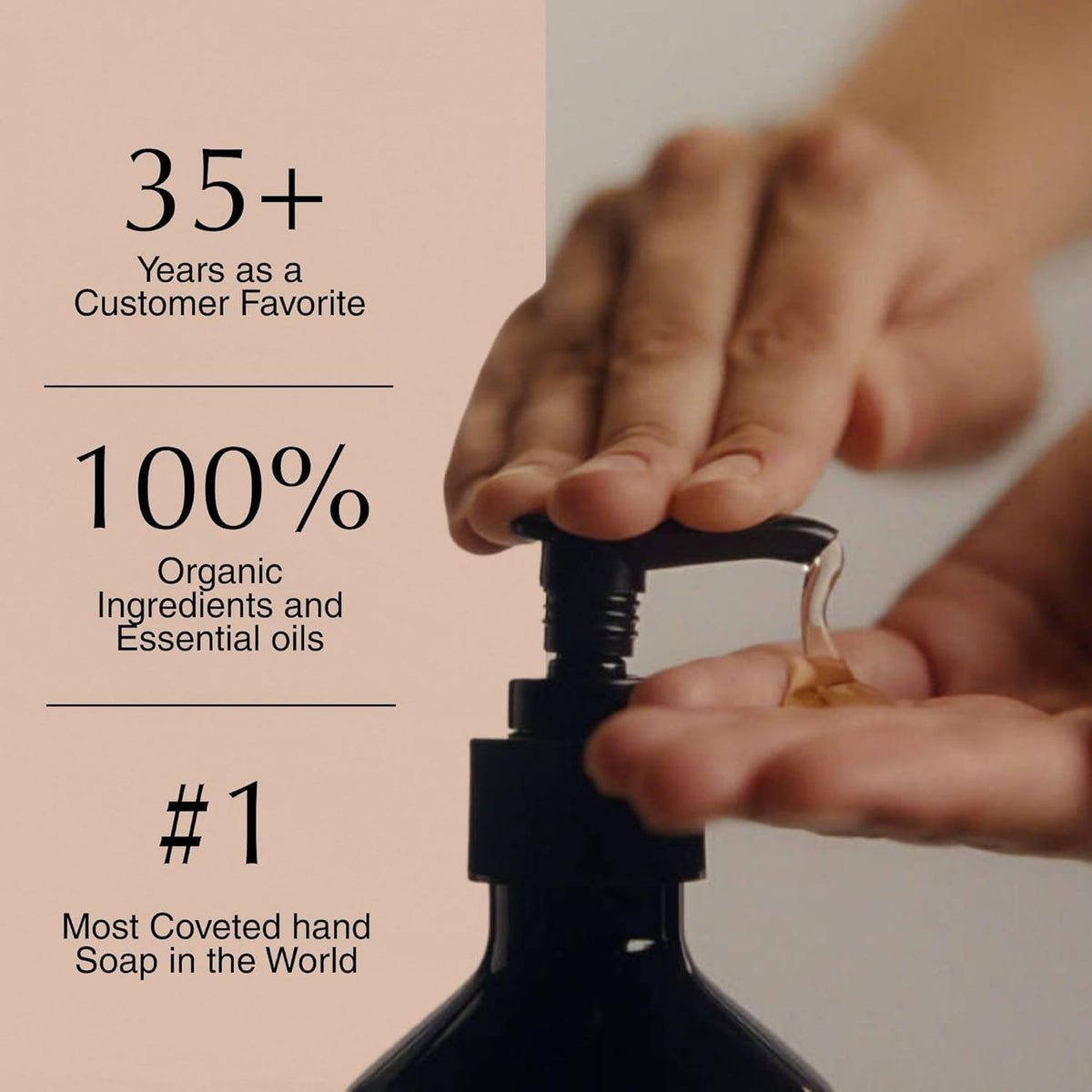 Aesop hand wash in a bathroom setting