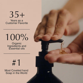 Aesop hand wash in a bathroom setting