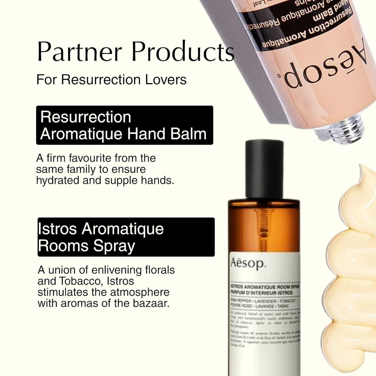 Aesop Resurrection Aromatique Hydrating Hand Wash being used at a sink