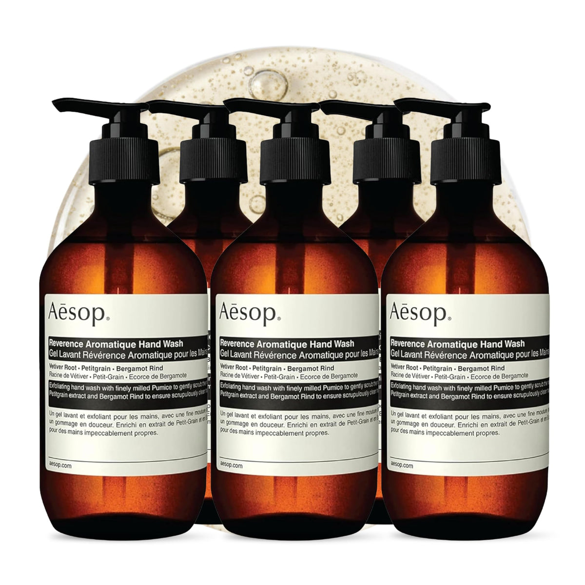 Aesop Reverence Aromatique Exfoliating Hand Wash 500mL front view