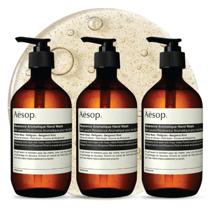 Aesop Reverence Aromatique Exfoliating Hand Wash 500mL front view