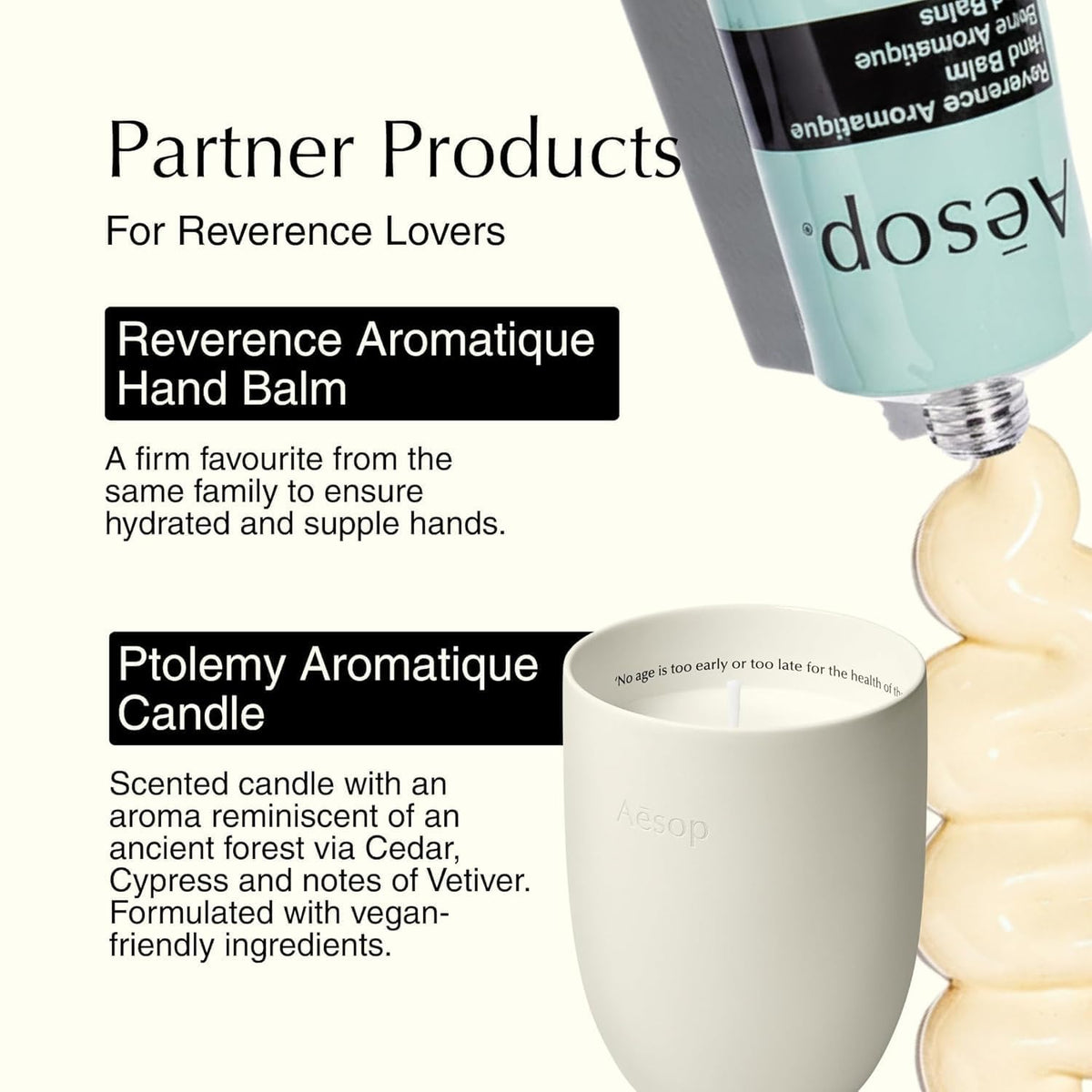 Aesop Reverence Aromatique Exfoliating Hand Wash 500mL packaging details