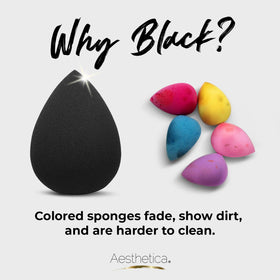 Aesthetica Beauty Sponge Blender close-up, highlighting texture
