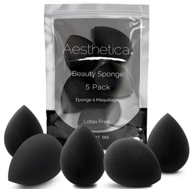 Aesthetica Beauty Sponge Blender front view, pink color