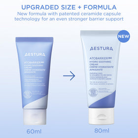 AESTURA ATOBARRIER365 Cooling Hydro Soothing Water Cream application on skin