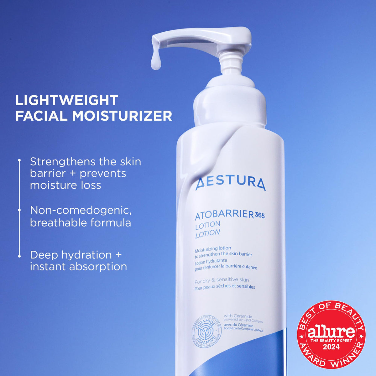 AESTURA ATOBARRIER365 Face Moisturizer 150ML side view