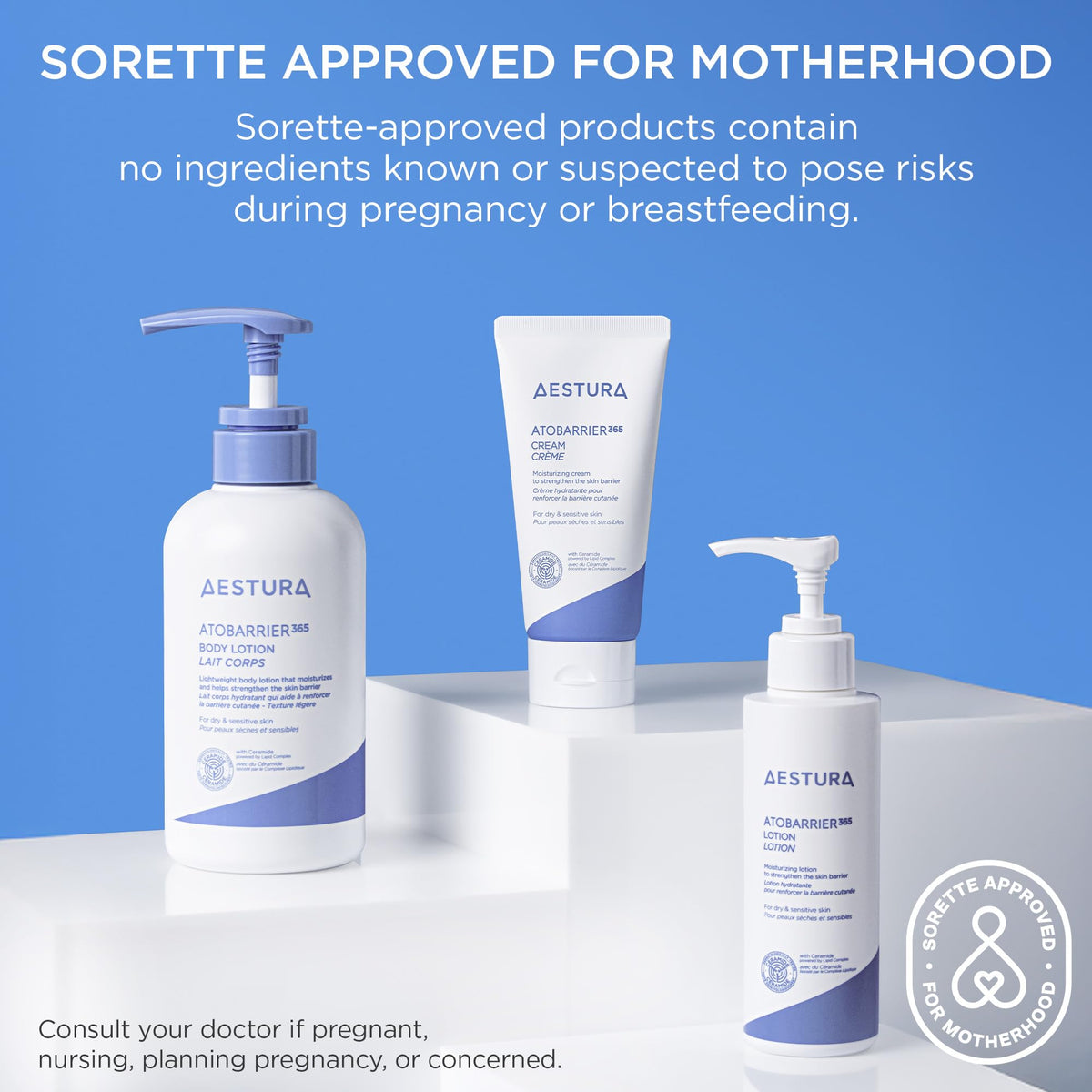 AESTURA ATOBARRIER365 Face Moisturizer in lifestyle setting