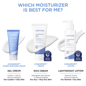 AESTURA ATOBARRIER365 Hydro Soothing Gel Cream in lifestyle setting
