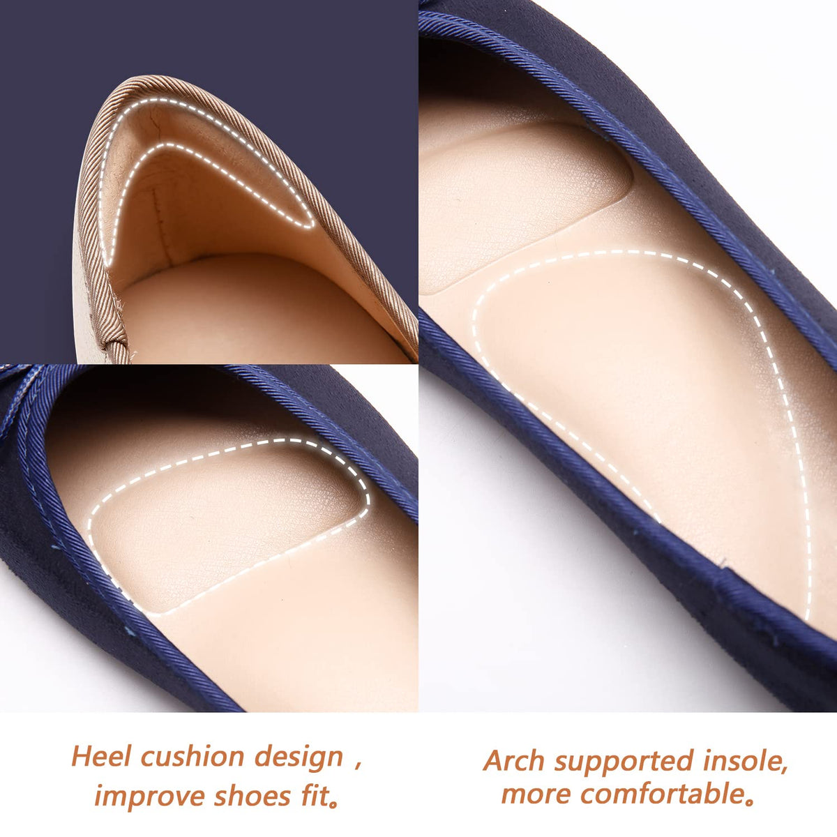 AFEETSING Women's Ballet Flats packaging view