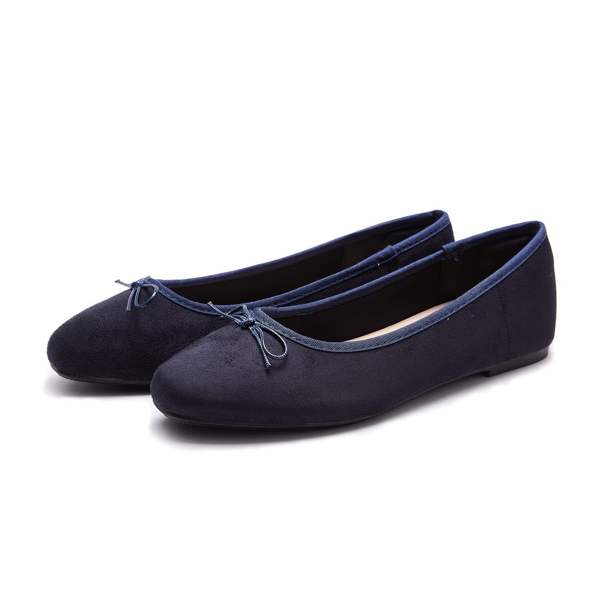 AFEETSING Women's Ballet Flats showing soft sponge lining