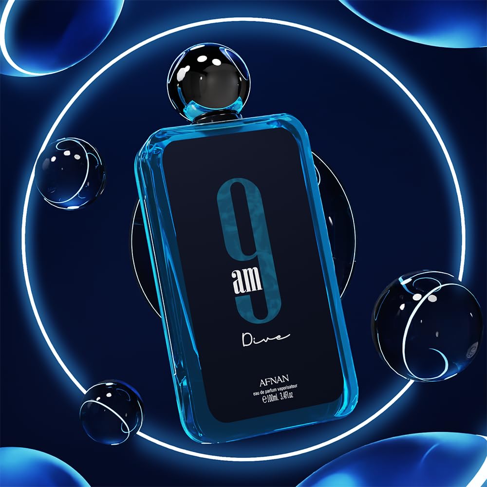 Afnan 9 AM Dive Unisex Eau De Parfum lifestyle scene