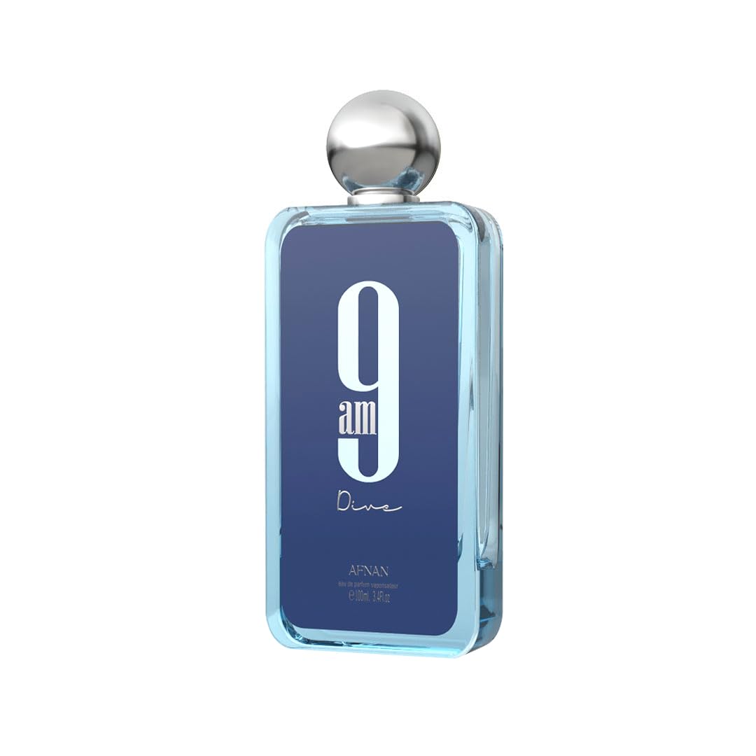 Afnan 9 AM Dive Unisex Eau De Parfum packaging