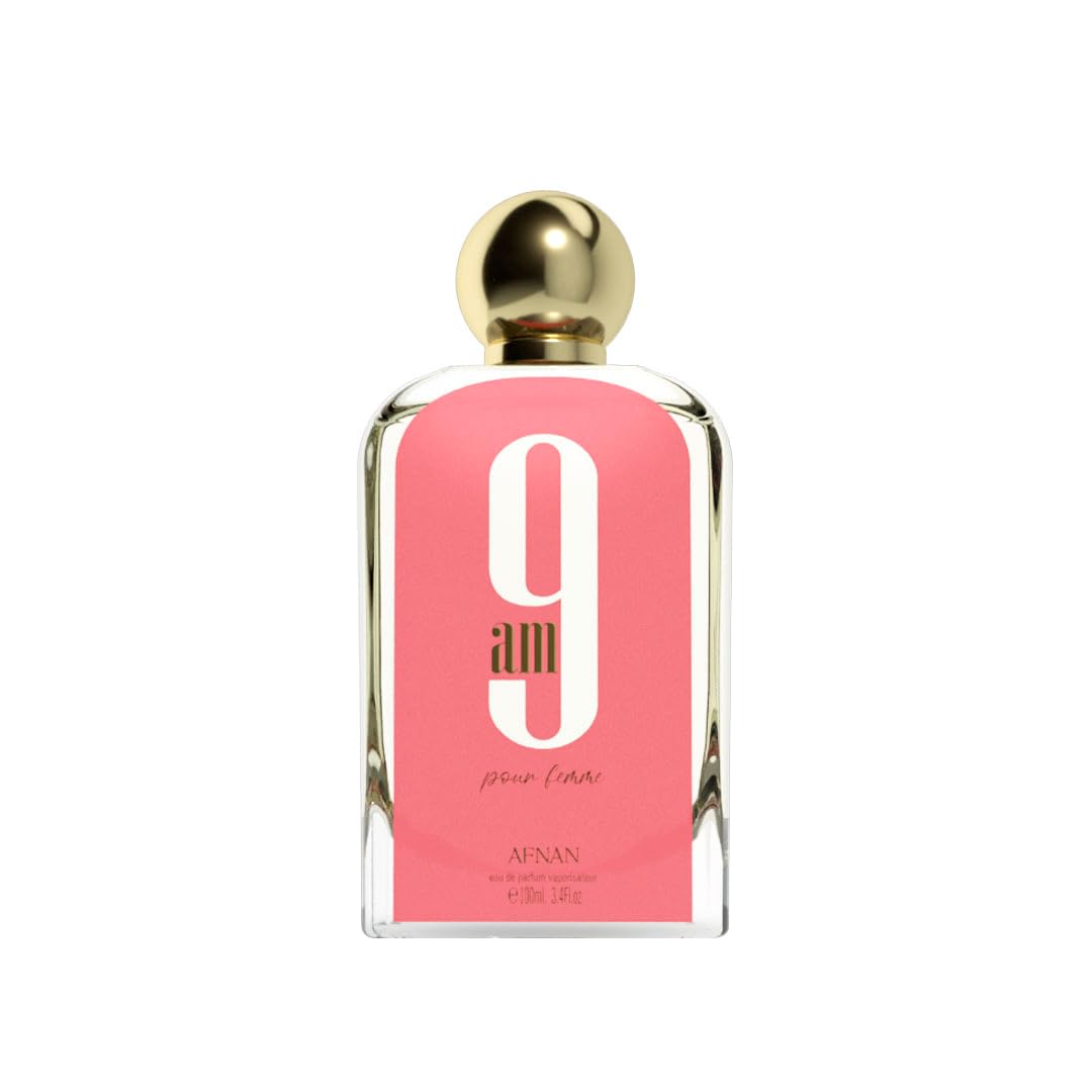 Afnan 9 AM Pour Femme Eau De Parfum 3.4 Fl Oz front view