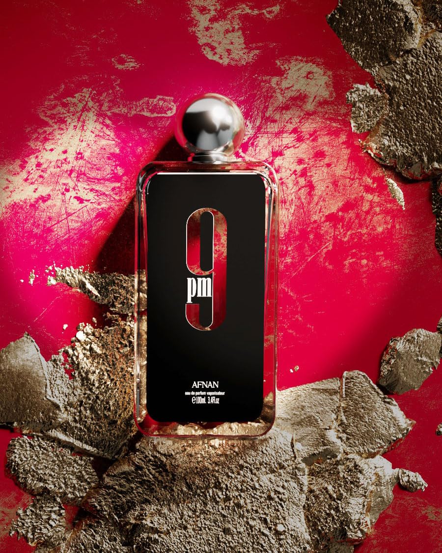 Afnan 9 PM Eau De Parfum bottle back view