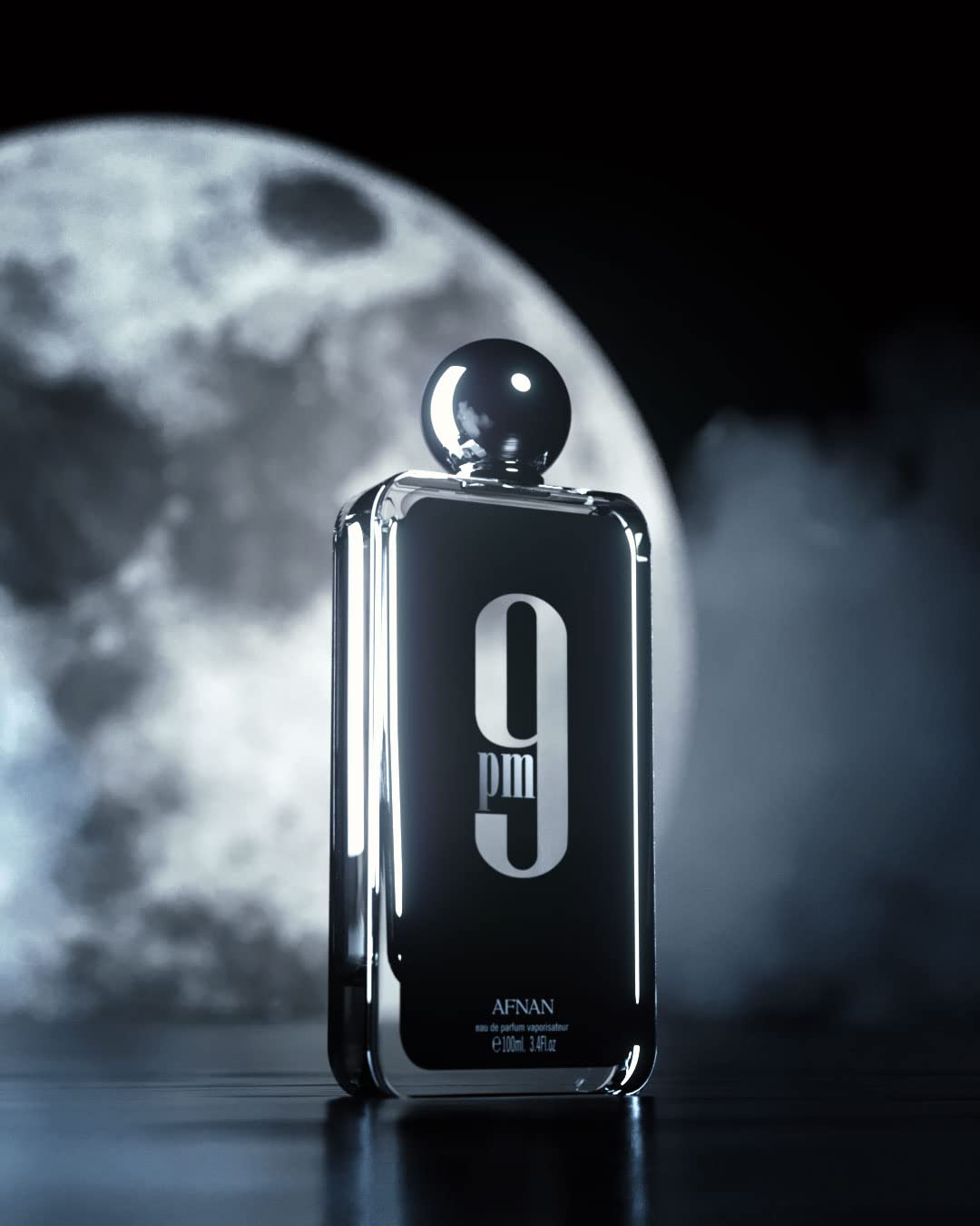 Afnan 9 PM Eau De Parfum close-up of cap