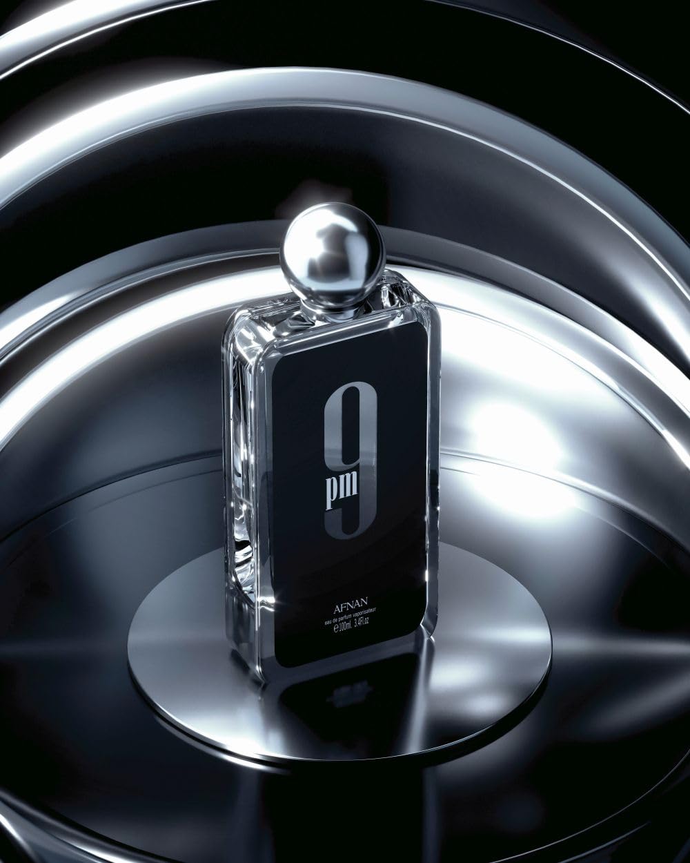 Afnan 9 PM Eau De Parfum packaging