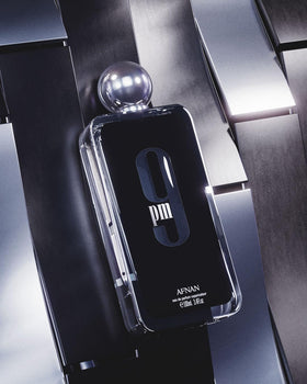 Afnan 9 PM Eau De Parfum with accessories