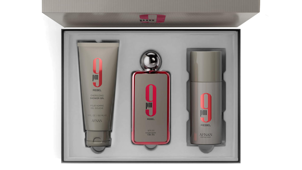 Afnan 9 PM Rebel deodorant 150ml and shower gel 150ml