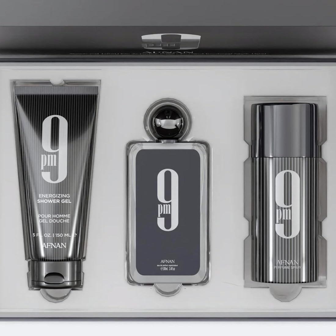 Afnan 9PM Eau De Parfum 100ml bottle front view