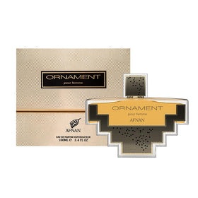Afnan Ornament Pour Femme Eau De Parfum side view with cap