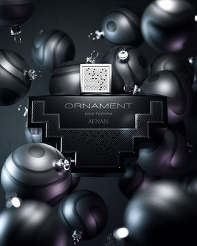 Afnan Ornament Pour Homme Eau De Parfum close-up of bottle