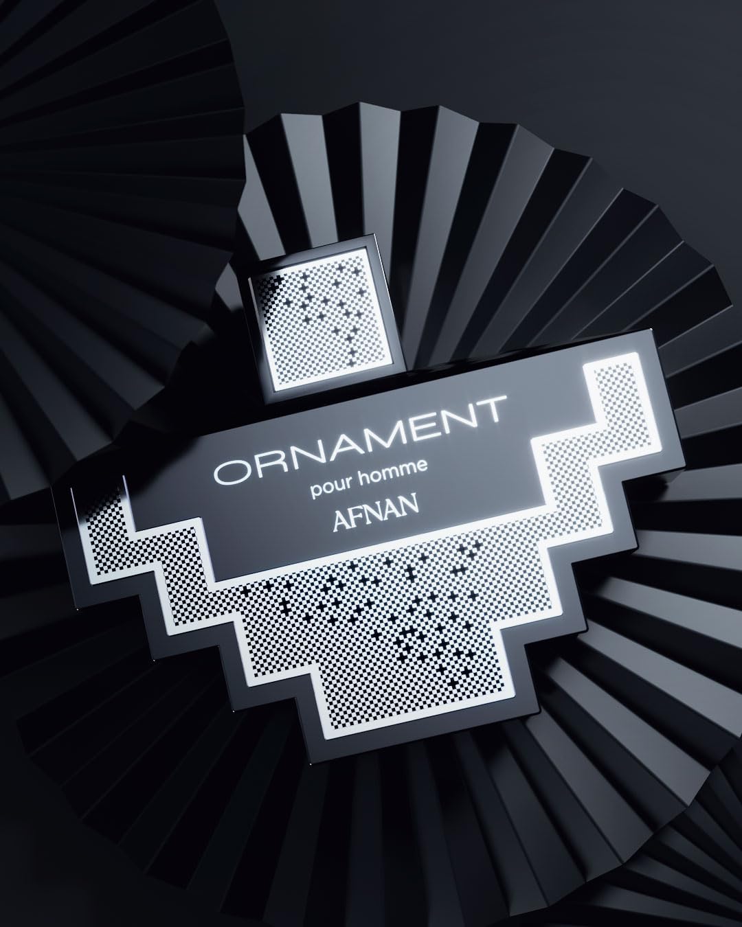 Afnan Ornament Pour Homme Eau De Parfum on a wooden table