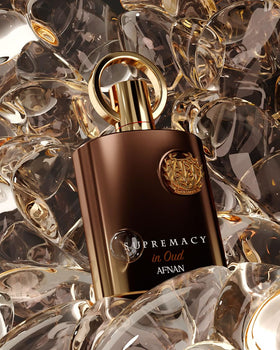 Afnan Supremacy in Oud bottle side view