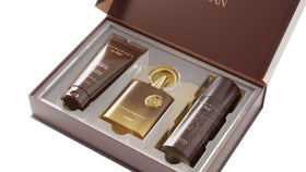Afnan Supremacy in Oud deodorant and shower gel packaging