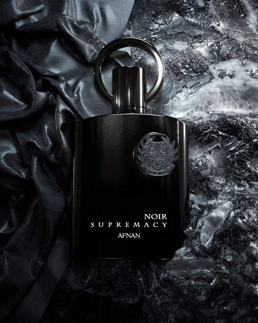 Afnan Supremacy Noir Eau de Parfum for men bottle back view
