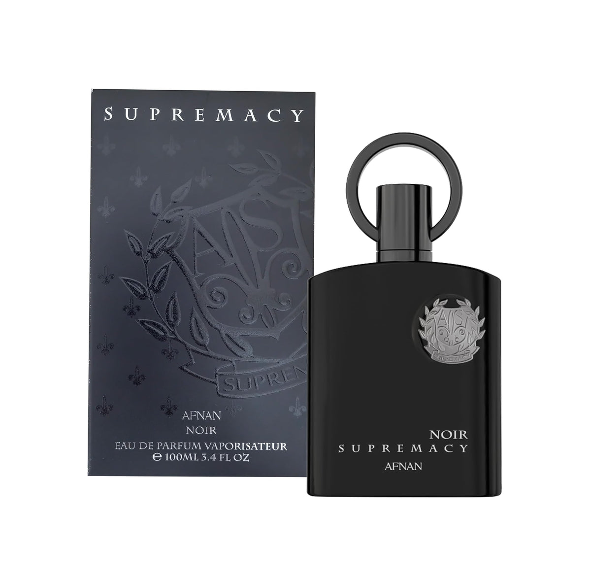 Afnan Supremacy Noir Eau de Parfum for men bottle front view