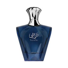 Afnan Turathi Blue Eau de Parfum Spray for Men 3.0 Fl. Oz front view