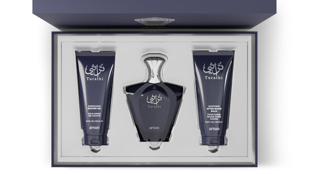 Afnan Turathi Homme Blue Eau De Parfum bottle front view
