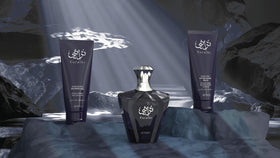 Afnan Turathi Homme Blue Gift Set displayed in elegant packaging